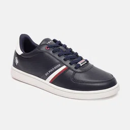 U S Polo Assn Men Navy Blue PU Sneakers-image-58