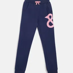 TALES & STORIES Girls Navy Blue Joggers-image-90