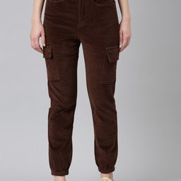 SHOWOFF Women Slim Fit High-Rise Joggers-picture-27