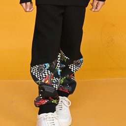Anthrilo Boys Relaxed High Rise Fleece Joggers-image-19