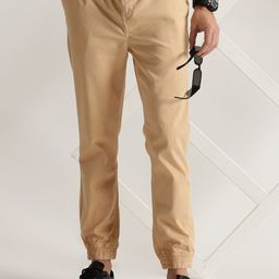 Old Grey Men Mid Rise Slim Fit Cotton Joggers-picture-40
