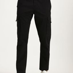 RAVINIK Men Smart High-Rise Cargos Trousers-image-90