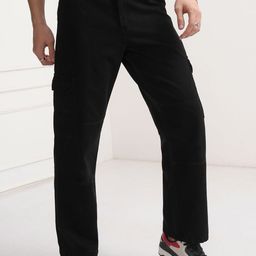 HIGHLANDER Men Straight Fit Cargos Trousers-image-27