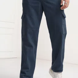 HIGHLANDER Men Cargo Cut Sew Straight Fit Trouser-image-23