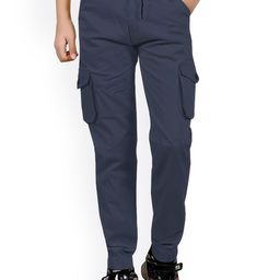 BAESD Kids Comfort Straight Fit Mid-Rise Cotton Joggers Trouser-image-30