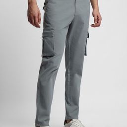 Dennis Lingo Men Slim Fit Mid-Rise Plain Cargos Trousers-image-51