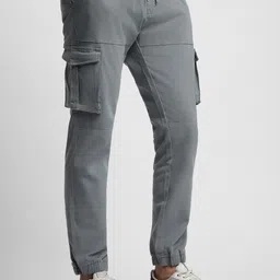 Dennis Lingo Men Slim Fit Mid-Rise Plain Joggers-image-51