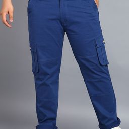 Urbano Plus Men Mid-Rise Cotton Cargos-image-28