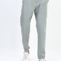 HIGHLANDER Men Grey Cargos Trousers-image-72