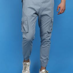 V-Mart Men Mid-Rise Twill Cotton Cargo Trousers-image-13