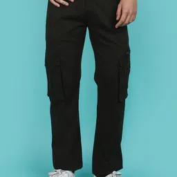 V-Mart Men Mid-Rise Regular Fit Cargo Jogger Trouser-picture-9