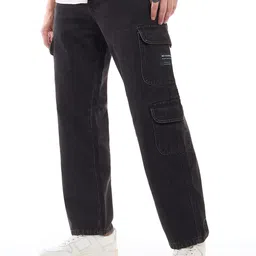 Beyoung Men Relaxed Loose Fit Cargos Trousers-image-67