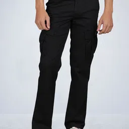 t-base Men Regular Fit Cargos Trousers-image-17