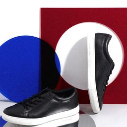 Jack & Jones Men Colourblocked Leather Sneakers-picture-46