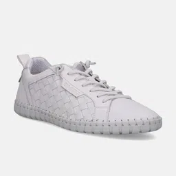 BAGATT Women Bali Woven Design Leather Sneakers-picture-24
