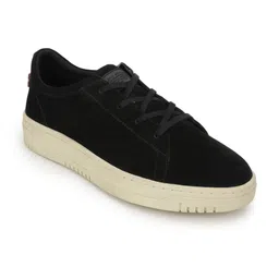 Levis Men Textured Round Toe Orthotic Friendly Leather Sneakers-picture-12