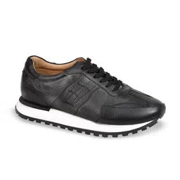 mccoy Men Textured Round Toe Comfort Insole Leather Sneakers-image-66