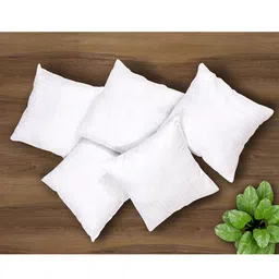 Clasiko Set Of 5 White Striped Cushion Fillers-image-16