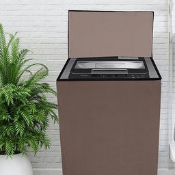 Dakshya Industries Brown Washing Machine Cover-11