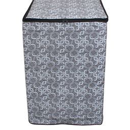 DREAM CARE Grey Printed Top Load Washing Machine Cover-image-11