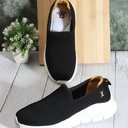 Carlton London sports Women Textured Lightweight Slip-On Sneakers-45