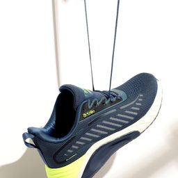 Action Men Textured Lightweight Comfort Insole Mesh Contrast Sole Sneakers-7