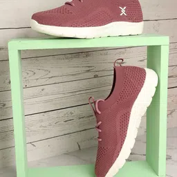 Carlton London sports Women Rust Woven Design Sneakers-image-18