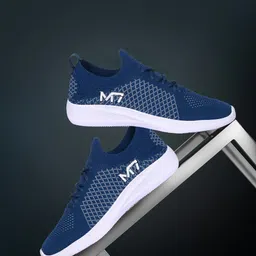 M7 by Metronaut Men Blue Woven Design Sneakers-image-83