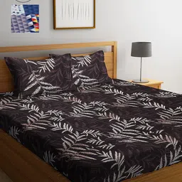 Arrabi Pack of 2 Printed 300 TC 2 King Bedsheet with 4 Pillow Covers-36
