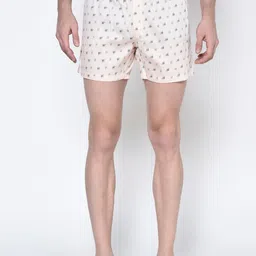 SI2 SLIP IN 2 Men Set Of 1 Peach Printed Boxers-82
