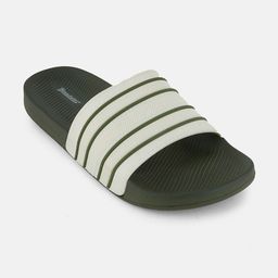 The Roadster Lifestyle Co Men Striped Sliders-picture-23