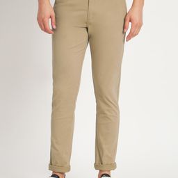 RAGZO Men Slim Fit Cotton Low-Rise Trousers-image-95