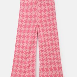 United Colors of Benetton Girls Printed High-Rise Acrylic Trousers-17