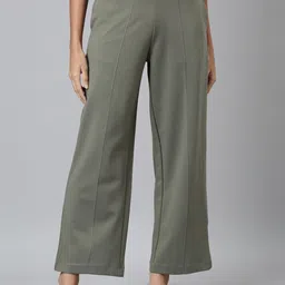 Go Colors Women High-Rise Trousers-image-91