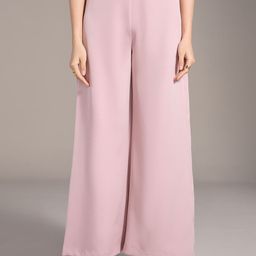 20Dresses Women Pink XXD Urban Brights High-Rise Plain Parallel Trousers-image-18