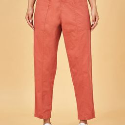 Honey by Pantaloons Women High-Rise Cotton Cropped Trouser-image-62