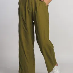Zink London Women High-Rise Straight Fit Parallel Trouser-image-26