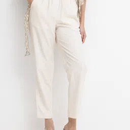 RAREISM Women Tailored Tapered Fit High-Rise Regular Trousers-picture-21