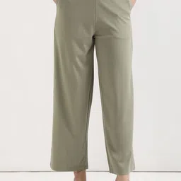 SAADAA Women Straight Fit High-Rise Trousers-picture-17