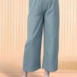 FITHUB Women Straight Fit High-Rise Trousers-image-12