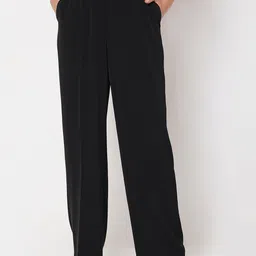 Vero Moda Women Straight Fit High-Rise Parallel Trouser-image-78