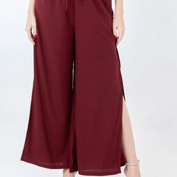 Zink London Women High-Rise Side Slit Parallel Trouser-image-97