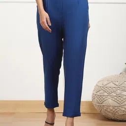 Biba Women Relaxed Low-Rise Trouser-image-72