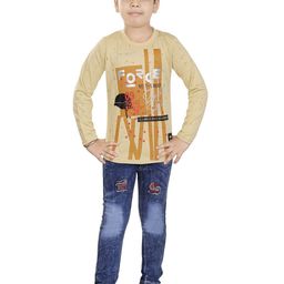 HRR Boys Dyed T-shirt with Trousers-image-92