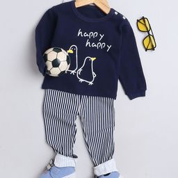 BAESD Kids Graphic Printed T-shirt With Trousers-image-26