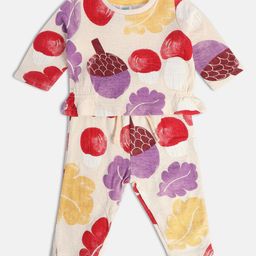 MINI KLUB Girls Printed T-shirt with Trousers-image-20