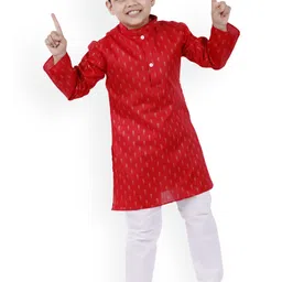BAESD Boys Paisley Printed Regular Kurta with Trousers-24