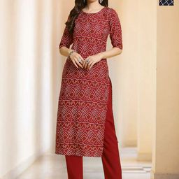 7Threads Women Ethnic Motifs Printed Regular Kurta with Trousers-picture-47