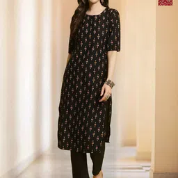 7Threads Women Ethnic Motifs Printed Regular Kurta with Trousers-picture-35