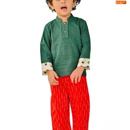 Tiny Bunnies Pack Of 2 Boys Striped Shirt with Trousers-picture-10
